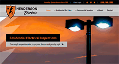 Desktop Screenshot of hendersonelectric.com